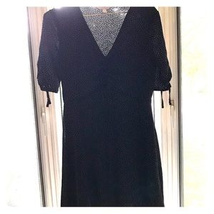 Lauren Conrad Black & White Polka Dot Dress Size S